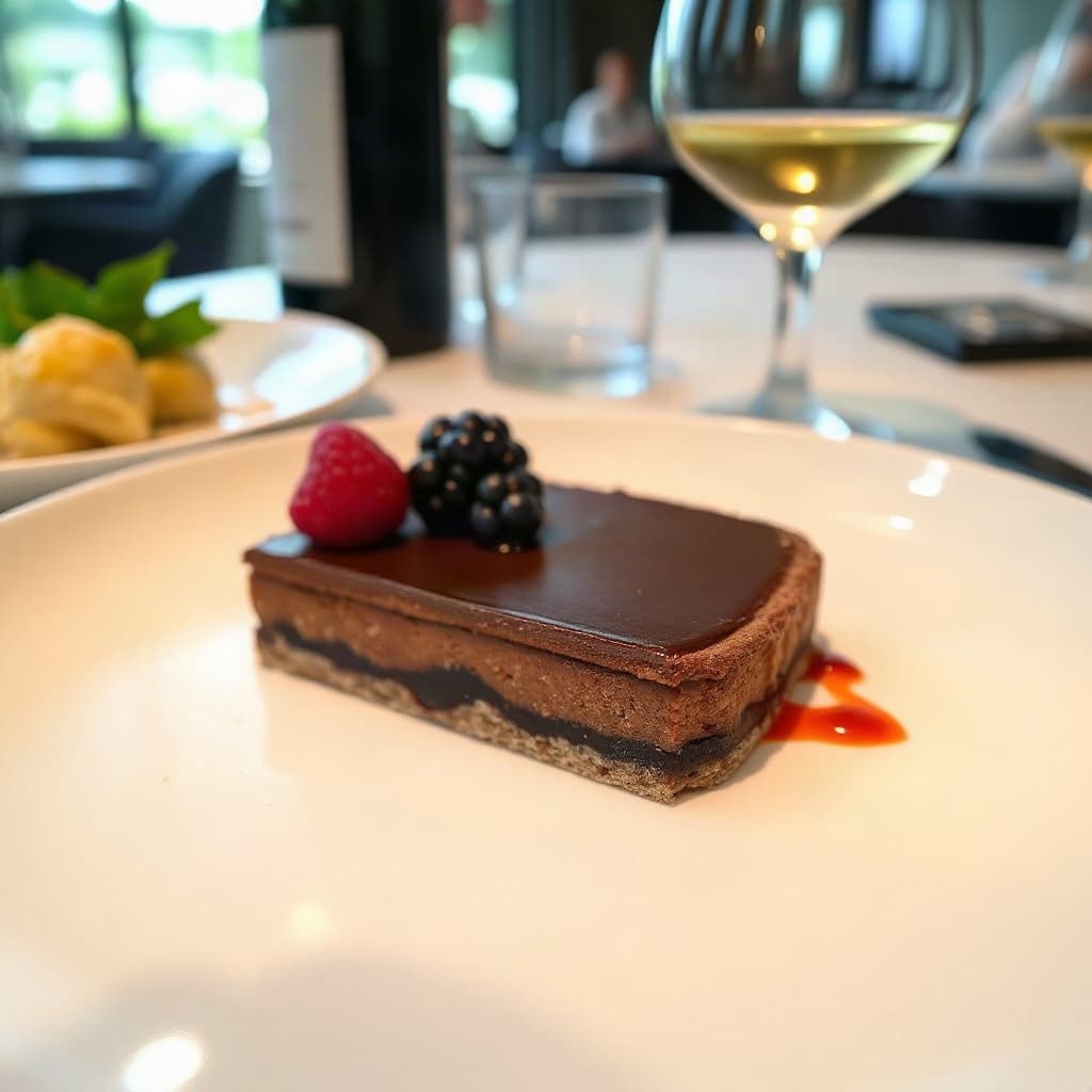 Chocolate Tart with Wine Pairing
