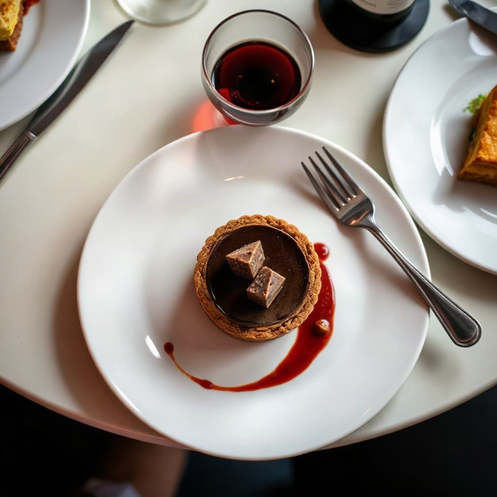 Chocolate Tart with Wine Pairing